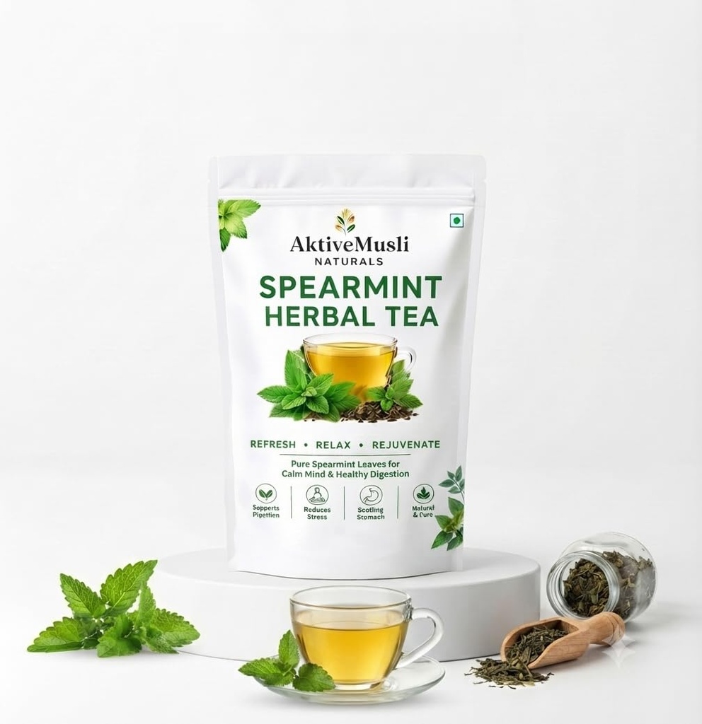 Spearmint tea for Stress Relief | 100% Better Sleep & Relaxing Herbal Tea