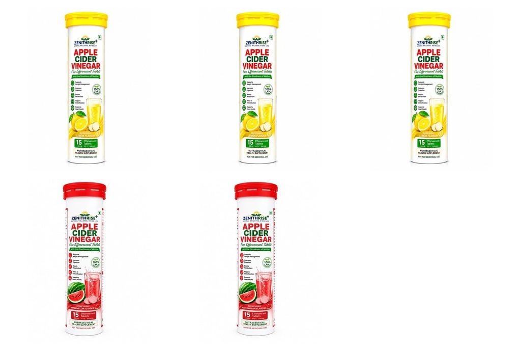Zenithrise Plus Combo ACV Lemon 3 + ACV Watermelon 2 (5 pcs)