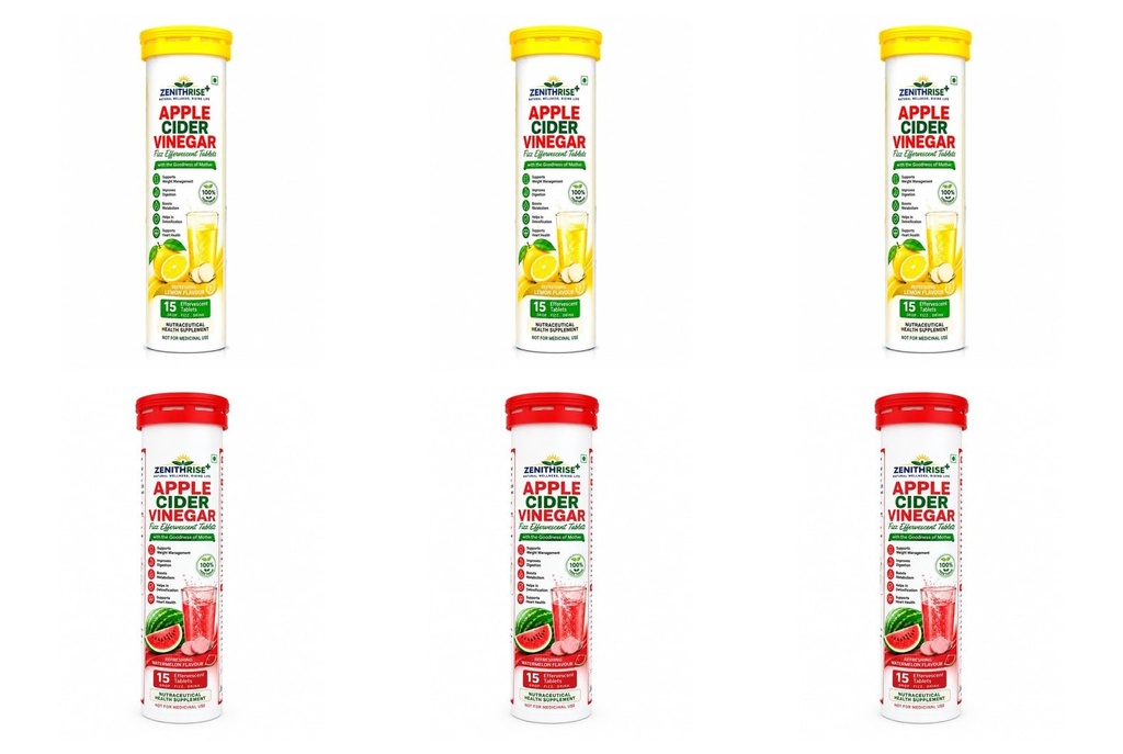 Zenithrise Plus Combo ACV Lemon 3 + ACV Watermelon 3 (6 pcs)
