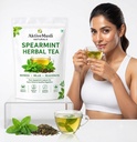 Premium Spearmint Leaves for Tea Freshly Packed leaves for PCOS, PCOD herbal Tea