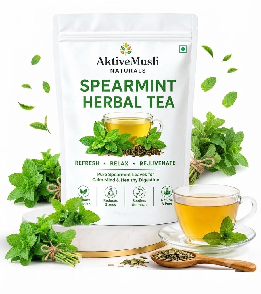 Spearmint tea Weight loss and Hormone Balance Leaves Tea Mint Herbal Tea