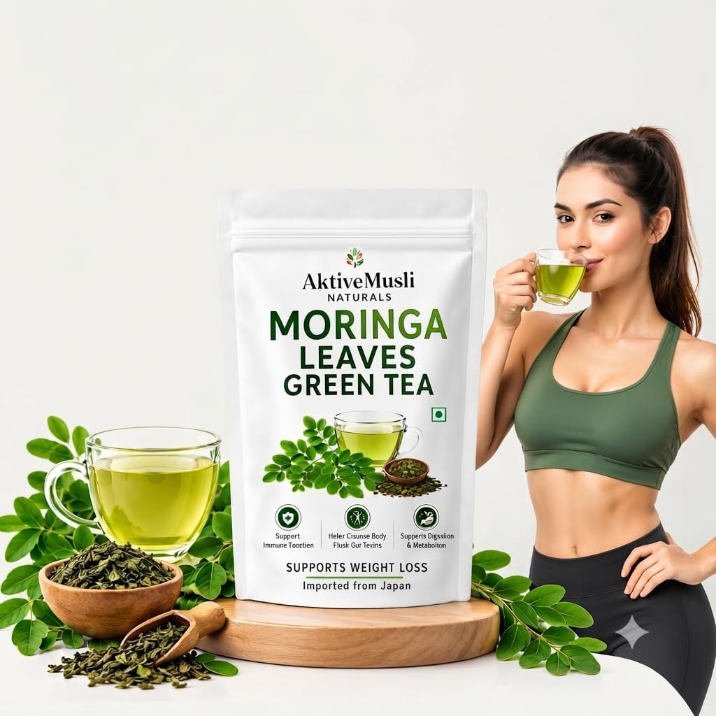 Moringa Green Tea Natural Antioxidants for Detox & Daily Wellness Green Tea