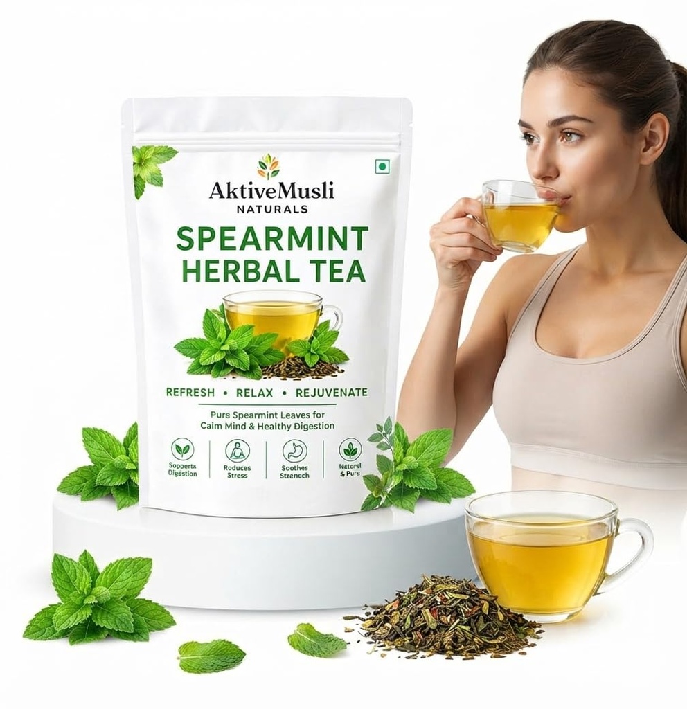 Spearmint Herbal Tea Hibiscus, Mint Herbal Tea