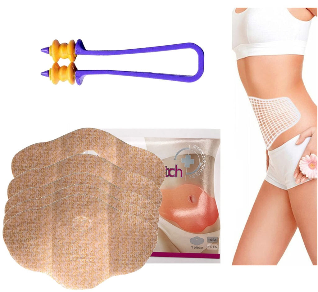 5pcs/1 set Slimming Patch Fat Burner Slim Patch Tightening /Slimming Wonder Patches Weight Loss Stickers Slimming Plasters Belly Pads Fat Burning Quick Slimming Patch for Bucket Waist Belly Fat Waist