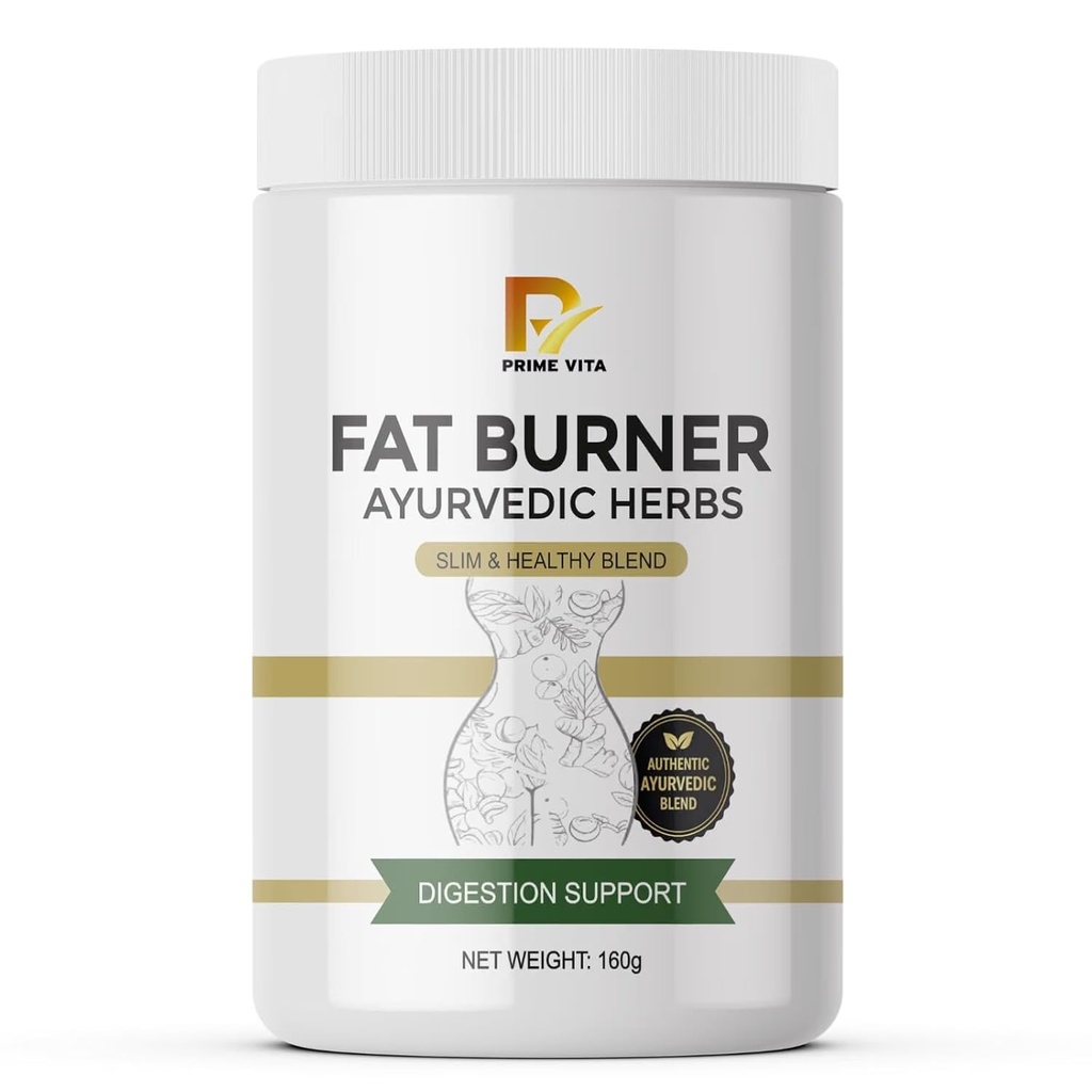 PRIMEVITA Fat Burner Powder 160g | Thermogenic (pack of 2)