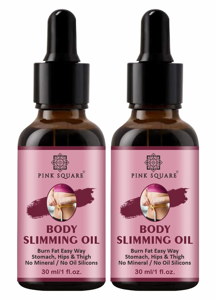 Green Tea & Garcinia Extract Natural Body Fat Slimming Oil To Loss Weight Pack of 2 of 30ML(60ML)