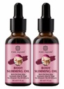 Green Tea & Garcinia Extract Natural Body Fat Slimming Oil To Loss Weight Pack of 2 of 30ML(60ML)