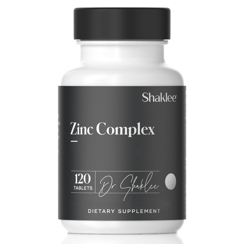 Shaklee - Complexe du zinc - stimule l'activité enzymatique, synthèse protéique - 120 comprimés
