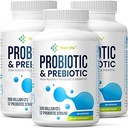 Probiotics for Women & Men, 300 Billion CFU Probiotics von 12 Strains + Organic Prebiotics Blend for Daily Digestive, Immune, Gut, Bloating, Gut Health for Women & Men, Shelf Stable - 180 Capsules