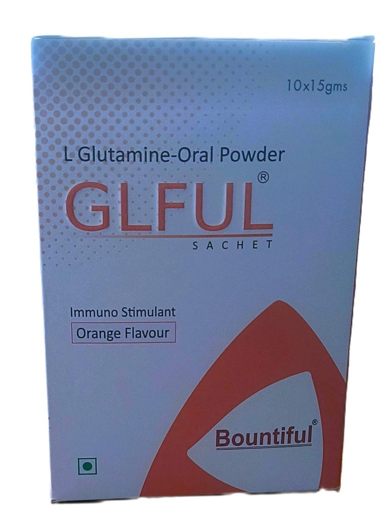 Sachet, L-Glutamine Oral Powder Orange Flavour, Immuno Stimulant, 1x15gms