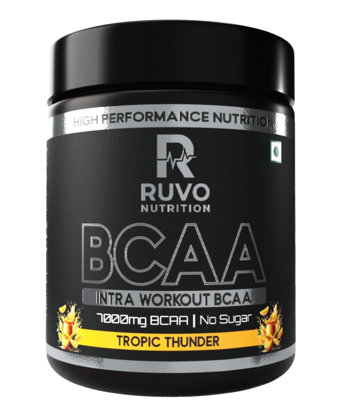 Advanced BCAA 2:1:1 Intra-Workout Powder - Tropic Thunder Flavour (250g) | Lean Muscle Recovery & Hydration Matrix | Fortified with L-Glutamine & Citrulline Malate