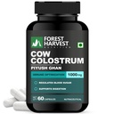 Cow Colostrum Capsules | 1000 mg Per Serving | 60 Capsules | Immunity & Growth Booster with Nutrient-Rich Colostrum | WHO-GMP, HACCP & ISO Cerified.