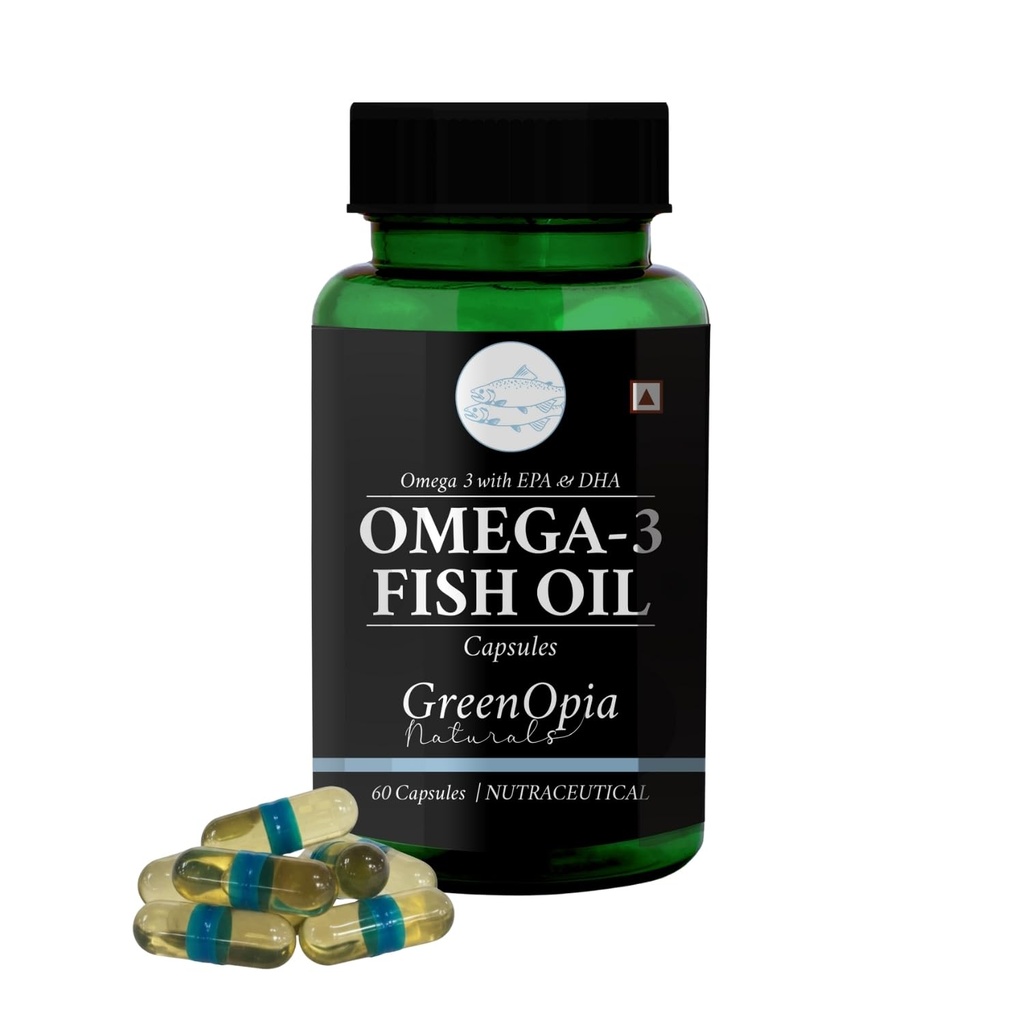 Omega-3 Fish Oil | 500mg | 60 Capsules | Brain & Joint Wellness