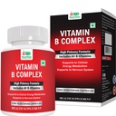 Pronutrition B Complex Vitamins - ALL B Vitamins Including B12, B1, B2, B3, B5, B6, B7, B9, Folic Acid - Vitamin B Complex Supplement for Stress, Energy and Healthy Immune System 120 Veg capsules