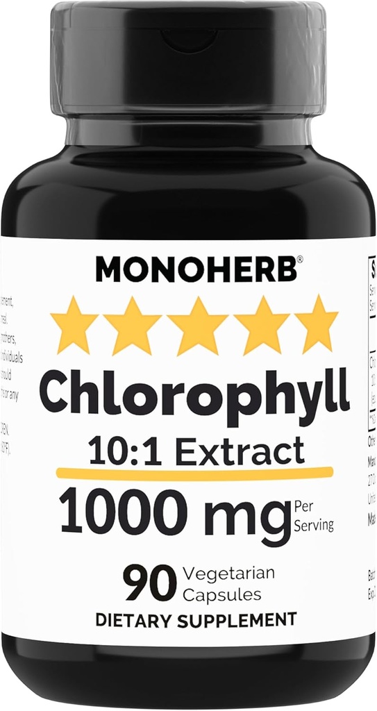 Estratto di clorofilla MONOHERB 1000 mg - 90 capsule vegetariane