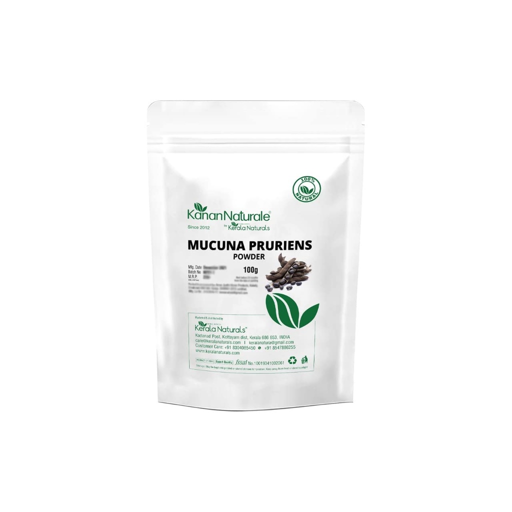 Mucuna Pruriens (Kapikachu) 100gm - Herbal Energy Booster and Helps to Reduce Stress and Anxiety