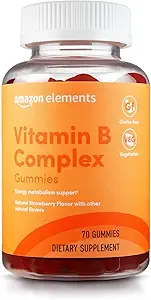 Elementi - B-Complex, Supporti Metabolismo Immune e Normale Energetico, 70 Gummies, Alimentazione 70-Day, Vegan, Adulto, Non OGM (Precedentemente Revly)