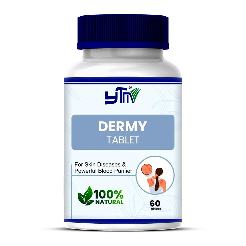 YTM Dermy Tablets | Skin Care & Blood Purifier Formula 60 tablets