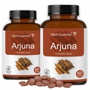 Herb Essential Arjuna Tablets 500 mg, 60 Count (Pack of 2), Natural