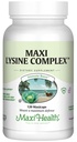 Complexe Lysine de santé Maxi avec probiotiques - L-Lysine 1000mg pour les plaies de chancre de synthèse de protéines et la peau – 60 Capsules