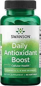 Swanson Vitamins A C E & Selen - Fördert zelluläre Gesundheit & Immununterstützung - Unterstützt natürliche Defensive Nourishment - (60 Softgels)