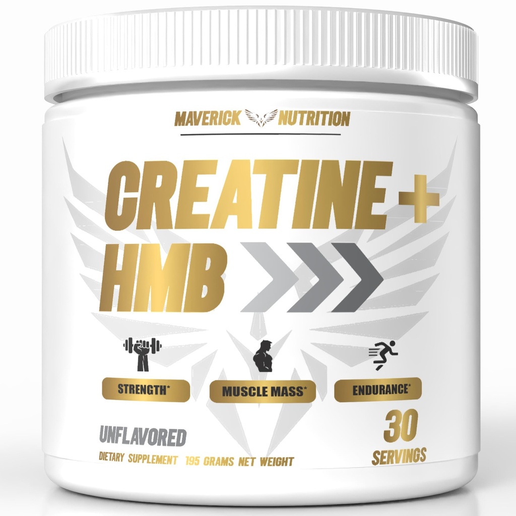 Creatine HMB - Poudre de créatine pour homme - Poudre de créatine - Supplément de créatine - Creatine pour homme - Creatine - Poudre de créatine HMB - Creatine - Monohydrate de créatine - 30 portions - Sans aromatisation