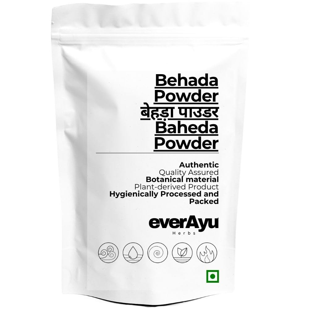 Behada Powder 100gm – Baheda (Terminalia bellerica) | Pure Behada Kachariya Powder | Traditional Herbal for Daily Use | 100gm