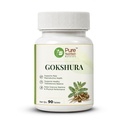 Pure Nutrition Gokshura Supplements | Raw Gokshura Tablets for Men & Women | Tribulus Terrestris Herbal Supplement for Strength, Stamina, Vitality & Performance Support | Ayurvedic Formula - 250mg 90 Tabs