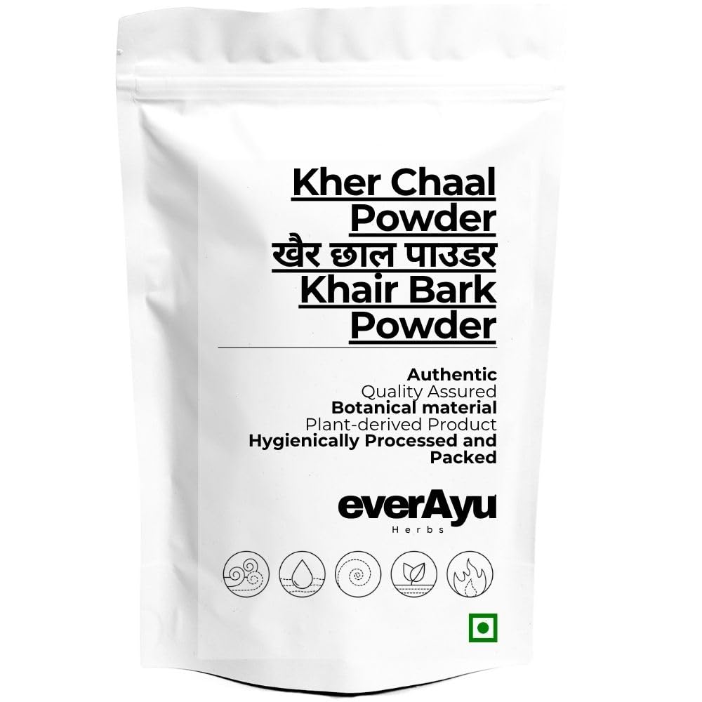 Kher Chhal Powder 100gm – Khair Bark Powder | Khadira Powder | Khair Chaal | Senegalia Catechu