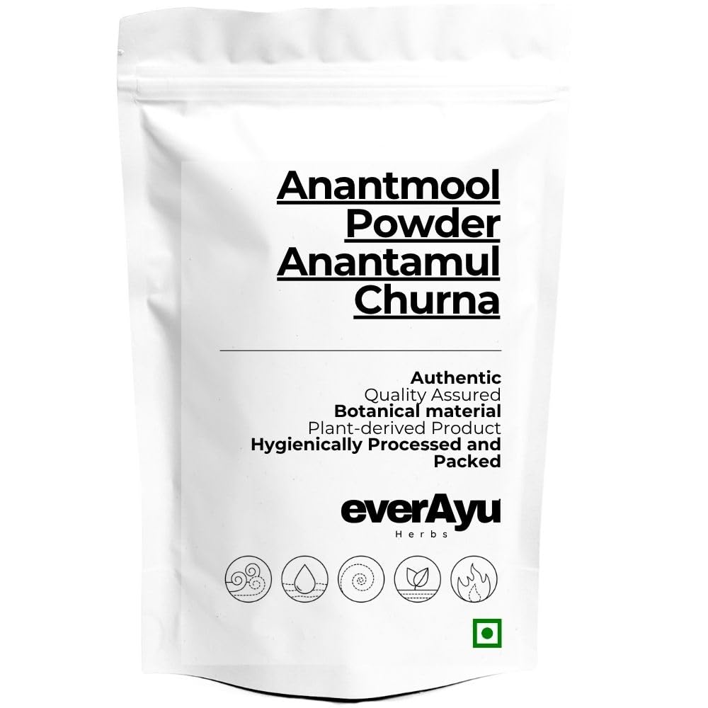Anantmool Powder 100gm – Indian Sarsaparilla | Anantamul | Hemidesmus indicus | Natural Herbal Root Powder | 100gm Pack