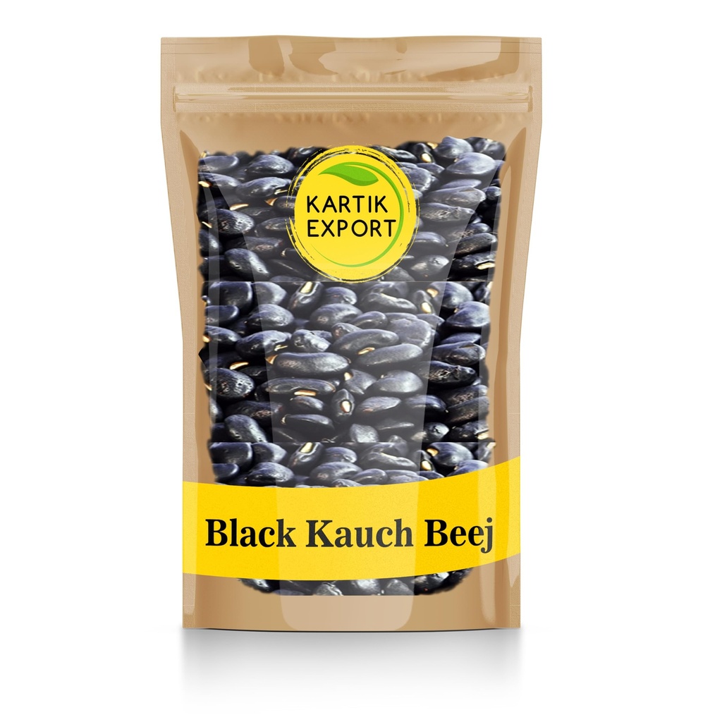 Kartik Export Black Kaunch Beej, Konch Seed Mucuna Pruriens, Velvet Beans, Kapikachhu, Cowitch, Cowhage, Poonaikali Vidhai- 250 Grams