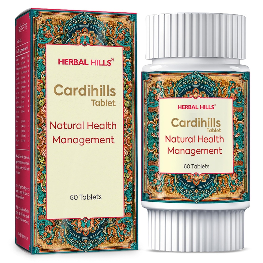 Herbal Hills Cardihills tabets 60 Count (Pack of 1)
