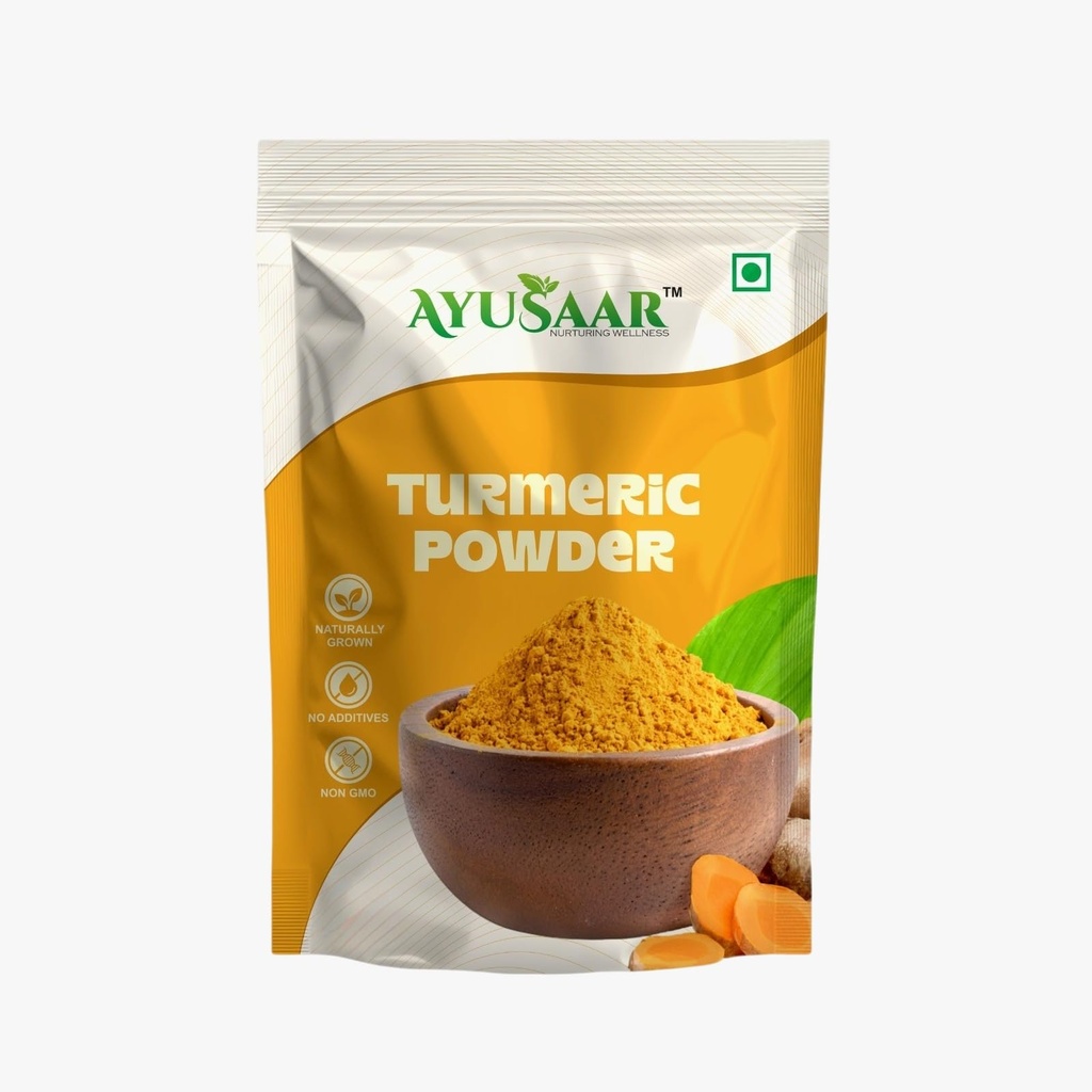 Organic Turmeric Powder 100g | Pure Haldi Powder with Natural Oils | High Curcumin Ayurvedic Spice | Supports Immunity, Antioxidant Defense & Balance | Natural Superfood