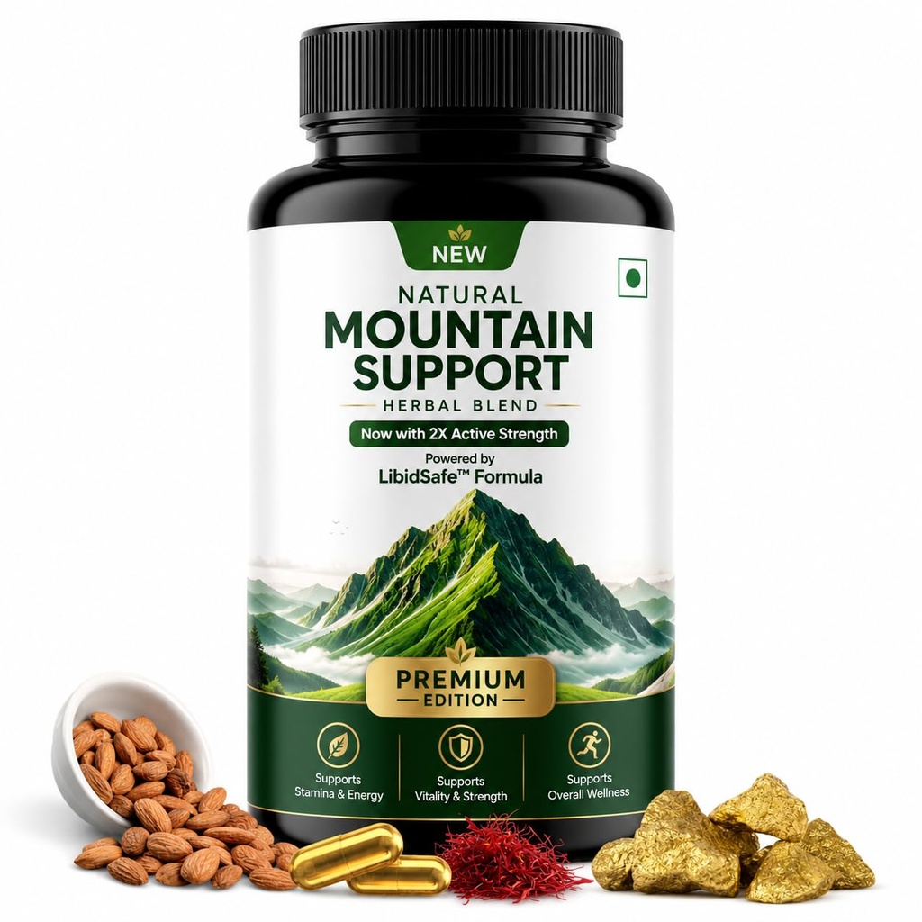 Mountain Height Growth Capsules for Height Support, Better Absorption vs Other Tablets, Supports Healthy Growth Routine