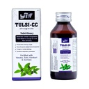 YTM TULSI CC Syrup for Fast Relief in Cold and Cough, Relieves Chest Congestion, Sore Throat, Herbal Formulation, 100 ml