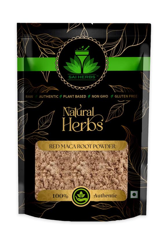 SAI HERBS Red Maca Root Powder | Pure & Natural | 250g
