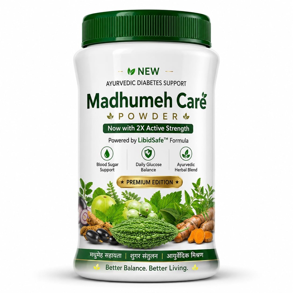 Madhumehari Herbal Sugar Churna Powder, Sugar Support Formula, Traditional Plant-Based Nutritional Support for Daily Healthy Living