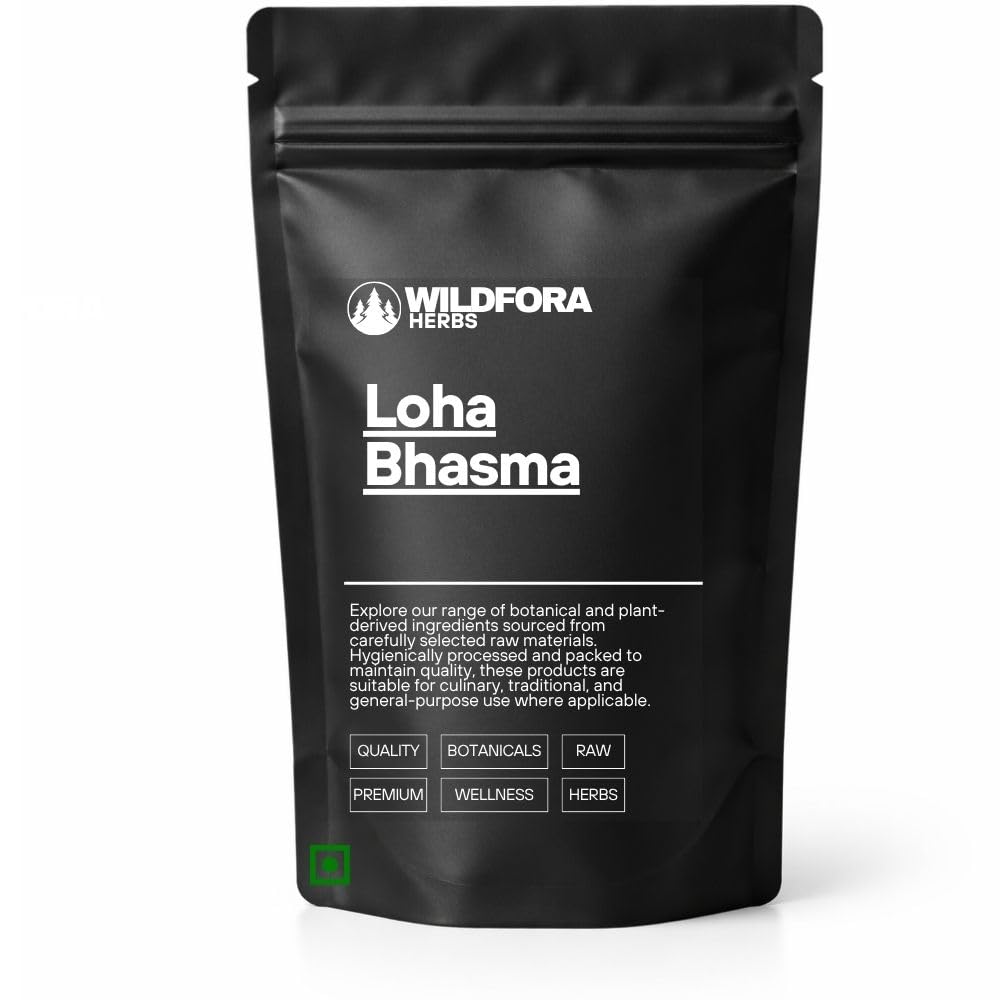 Loha Bhasma (लोह भस्म) | Lauh Bhasma | Herbal Iron Mineral Preparation | Traditional Wellness Formula 100 Gms