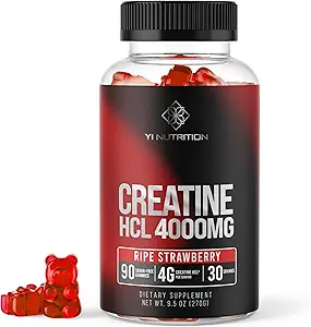 Creatina HCL Gummy - Prima 4000MG Creatina HCL Gummies 90 Conte (90 Conte)