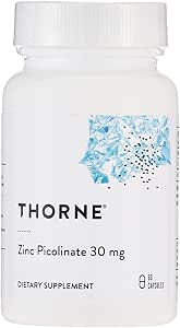 Picolinate de zinc double résistance 60c par Thorne Research
