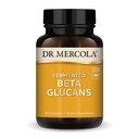 Dr. Mercola Fermented Beta Glucans, 30 portions (60 capsules), complément alimentaire, soutien immunitaire, non-OGM, contenu certifié NSF