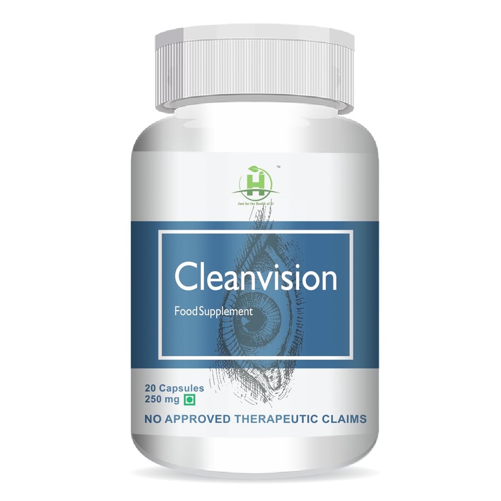 Healthy Nutrition - Just for the Health of it Cleanvision Complete Eye Health Formula | Supports Good Vision and Macular Health with Lutein (20 Capsules)