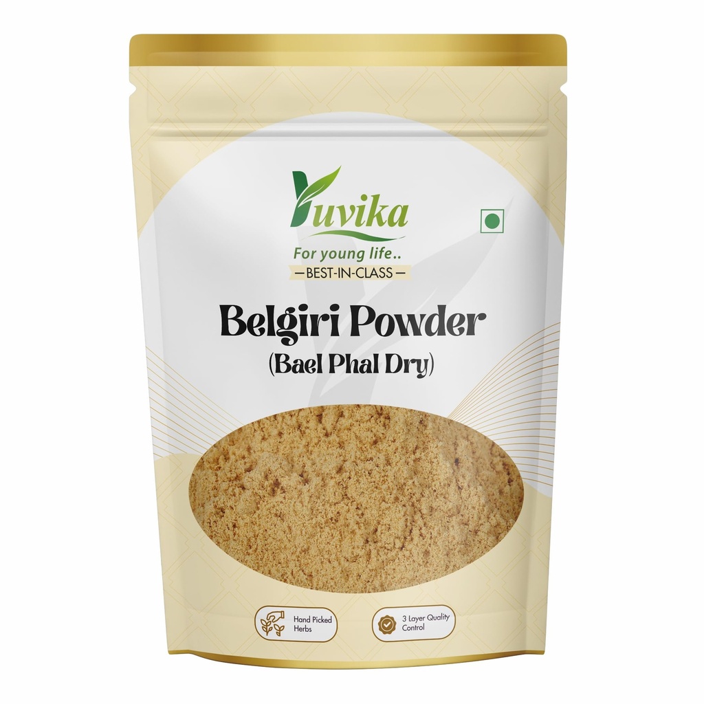 Yuvika Belgiri Powder - Bealgiri - Bael Phal Dry - Aegle Marmelos - Wood Apple 400 Grams