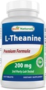 I migliori naturali L-teanina 200mg per Tablet (400mg per 2 compresse) - promuove il relax senza sonnolenza - 120 compresse vegetariane - (120 conteggio (pacchetto di 1))