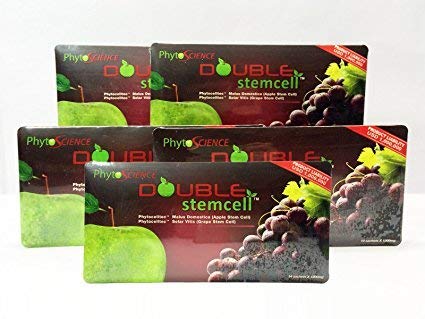 5 pacchetti di Swiss Quality Formula Phytoscience PhytoCellTec Apple Grape Doppia StemCell staminale cellulare antiinvecchiamento (a Stati Uniti)
