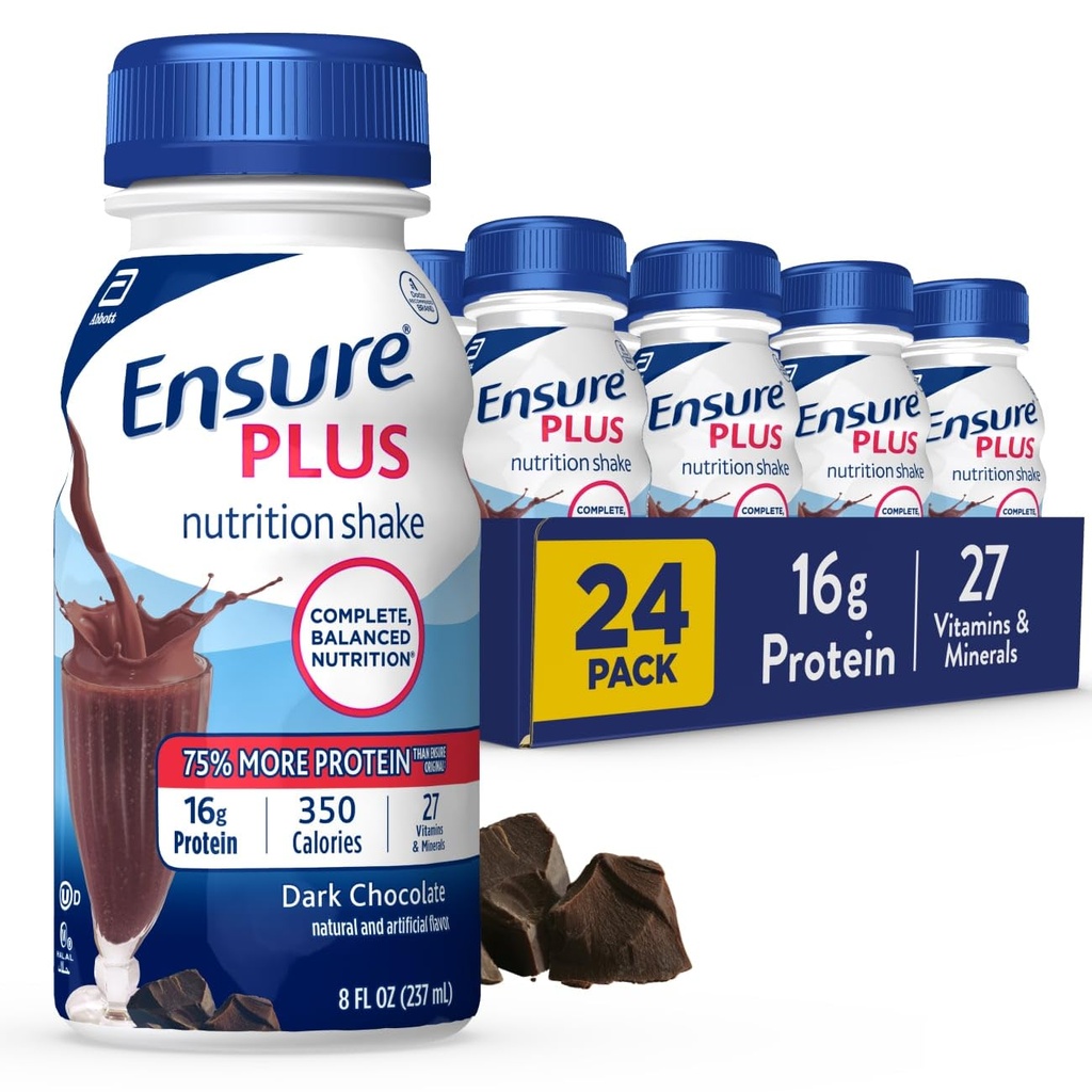 Assure Plus de Chocolat Noir Nutrition Shake.
