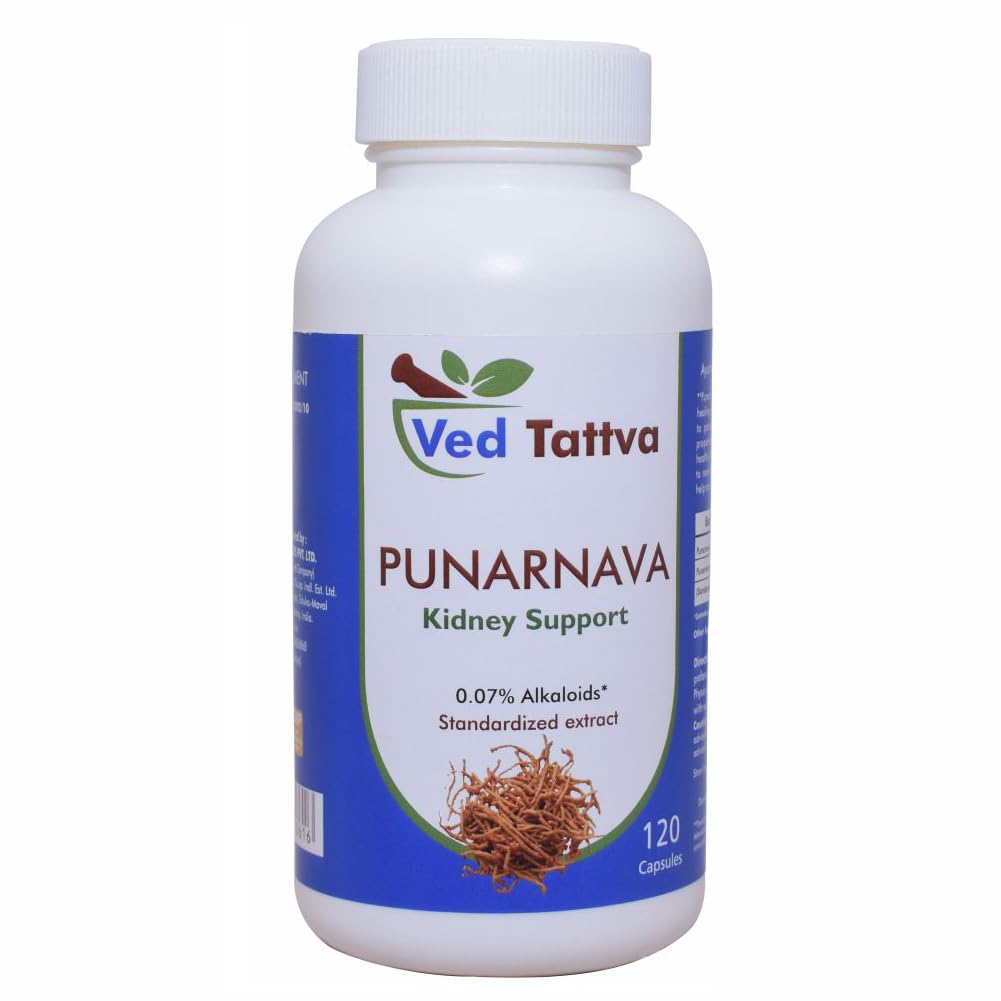 Punarnava Capsules | for Kidney & Urinary Wellness Support - 120 Capsules