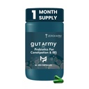 Gut Army Probiotics for Constipation & IBS | 100 Billion CFU, 11 Strains | Psyllium Husk (Isabgol) & Peppermint | Gas & Bloating Relief, Digestive Comfort, Bowel Regularity | Men & Women | 60 Capsules