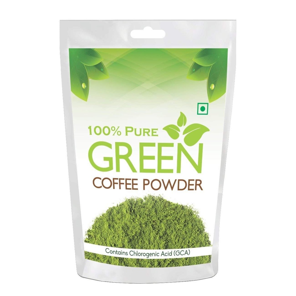 Health First Pure Organic Arabica Green Coffee Beans powder For Weight Management - 200Gm (200 grams)