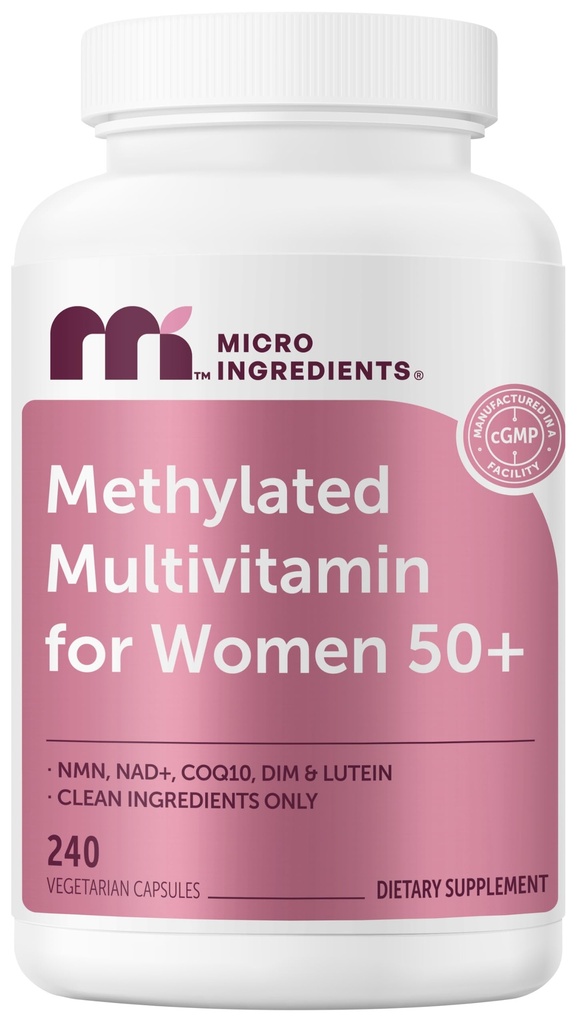 Methylated Multivitamin for Women 50 & Over, Iron Free, 240 Veggie Capsules